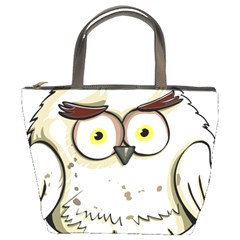 Owl Bird Eyes Cartoon Good Bucket Bag by Sudhe