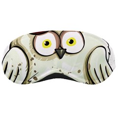 Owl Bird Eyes Cartoon Good Sleeping Mask by Sudhe