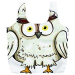 Owl Bird Eyes Cartoon Good Full Print Recycle Bag (XL) Front