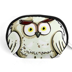 Owl Bird Eyes Cartoon Good Accessory Pouch (medium) by Sudhe