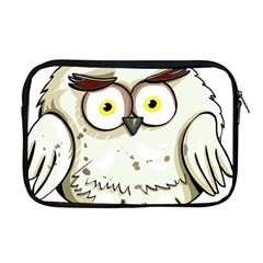 Owl Bird Eyes Cartoon Good Apple Macbook Pro 17  Zipper Case by Sudhe