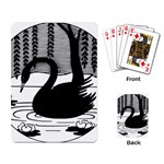 Vintage Swan Bird Nature Water Playing Cards Single Design (Rectangle) Back