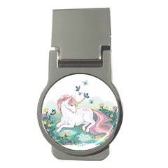 Illustration Vector Unique Unicorn Money Clips (round)  by Sudhe