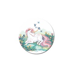 Illustration Vector Unique Unicorn Golf Ball Marker by Sudhe