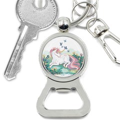 Illustration Vector Unique Unicorn Bottle Opener Key Chain by Sudhe