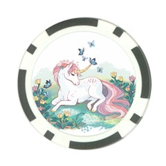 Illustration Vector Unique Unicorn Poker Chip Card Guard by Sudhe