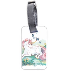 Illustration Vector Unique Unicorn Luggage Tag (one Side) by Sudhe