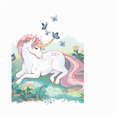 Illustration Vector Unique Unicorn Large Garden Flag (two Sides) by Sudhe