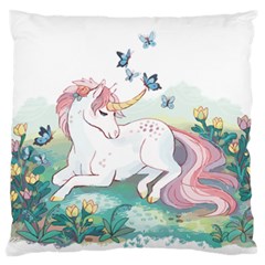 Illustration Vector Unique Unicorn Standard Flano Cushion Case (two Sides) by Sudhe