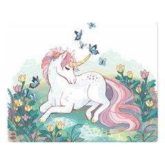 Illustration Vector Unique Unicorn Double Sided Flano Blanket (large)  by Sudhe