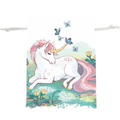 Illustration Vector Unique Unicorn  Lightweight Drawstring Pouch (xl)