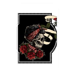 Skull Rose Fantasy Dark Flowers Memory Card Reader (rectangular) by Sudhe