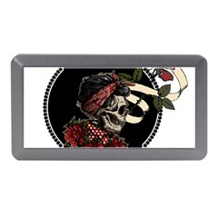 Skull Rose Fantasy Dark Flowers Memory Card Reader (mini) by Sudhe