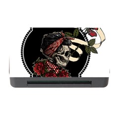 Skull Rose Fantasy Dark Flowers Memory Card Reader With Cf by Sudhe