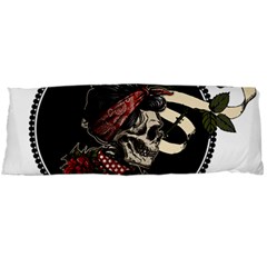 Skull Rose Fantasy Dark Flowers Body Pillow Case (dakimakura) by Sudhe