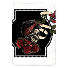 Skull Rose Fantasy Dark Flowers Removable Flap Cover (s) by Sudhe