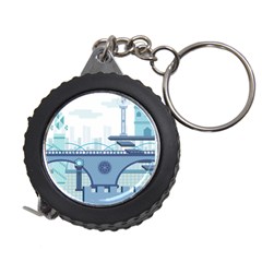 Blue City Building Fantasy Measuring Tape by Sudhe