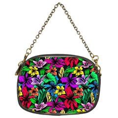 Flowers 3 Chain Purse (two Sides) by ArtworkByPatrick