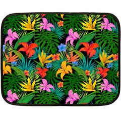 Flowers 4 Double Sided Fleece Blanket (mini)  by ArtworkByPatrick