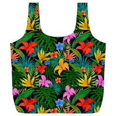 Flowers 4 Full Print Recycle Bag (xl) by ArtworkByPatrick