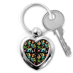 Repetition Key Chain (heart) by ArtworkByPatrick