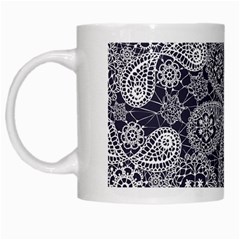 Flowers mandala White Mugs