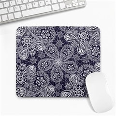 Flowers mandala Large Mousepads