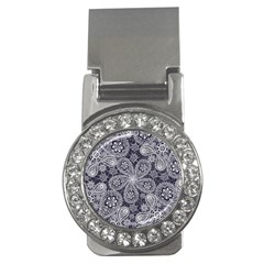 Flowers mandala Money Clips (CZ) 