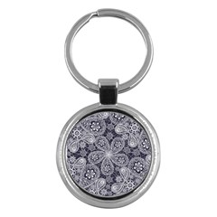 Flowers mandala Key Chain (Round)