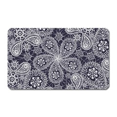 Flowers mandala Magnet (Rectangular)