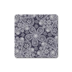 Flowers mandala Square Magnet