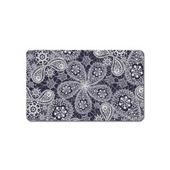 Flowers mandala Magnet (Name Card)