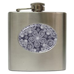 Flowers mandala Hip Flask (6 oz)