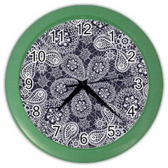 Flowers mandala Color Wall Clock