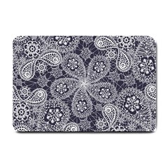 Flowers mandala Small Doormat 