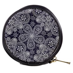 Flowers mandala Mini Makeup Bag