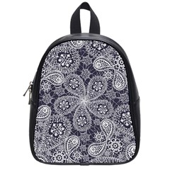 Flowers mandala School Bag (Small)