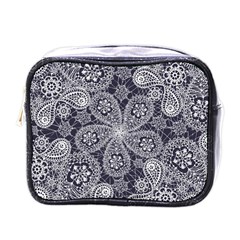 Flowers mandala Mini Toiletries Bag (One Side)