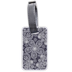 Flowers mandala Luggage Tag (one side)