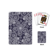 Flowers mandala Playing Cards Single Design (Mini)