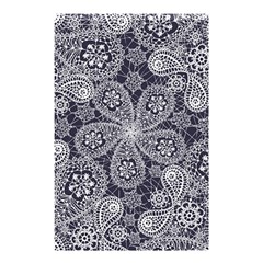 Flowers mandala Shower Curtain 48  x 72  (Small) 