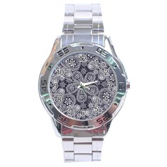 Flowers mandala Stainless Steel Analogue Watch