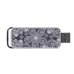 Flowers mandala Portable USB Flash (Two Sides)