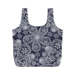 Flowers mandala Full Print Recycle Bag (M)