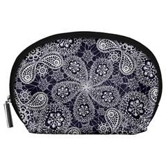 Flowers mandala Accessory Pouch (Large)