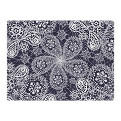 Flowers mandala Double Sided Flano Blanket (Mini) 