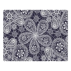 Flowers mandala Double Sided Flano Blanket (Large) 