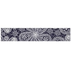 Flowers mandala Large Flano Scarf 