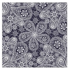 Flowers mandala Large Satin Scarf (Square)