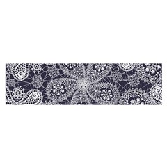 Flowers mandala Satin Scarf (Oblong)